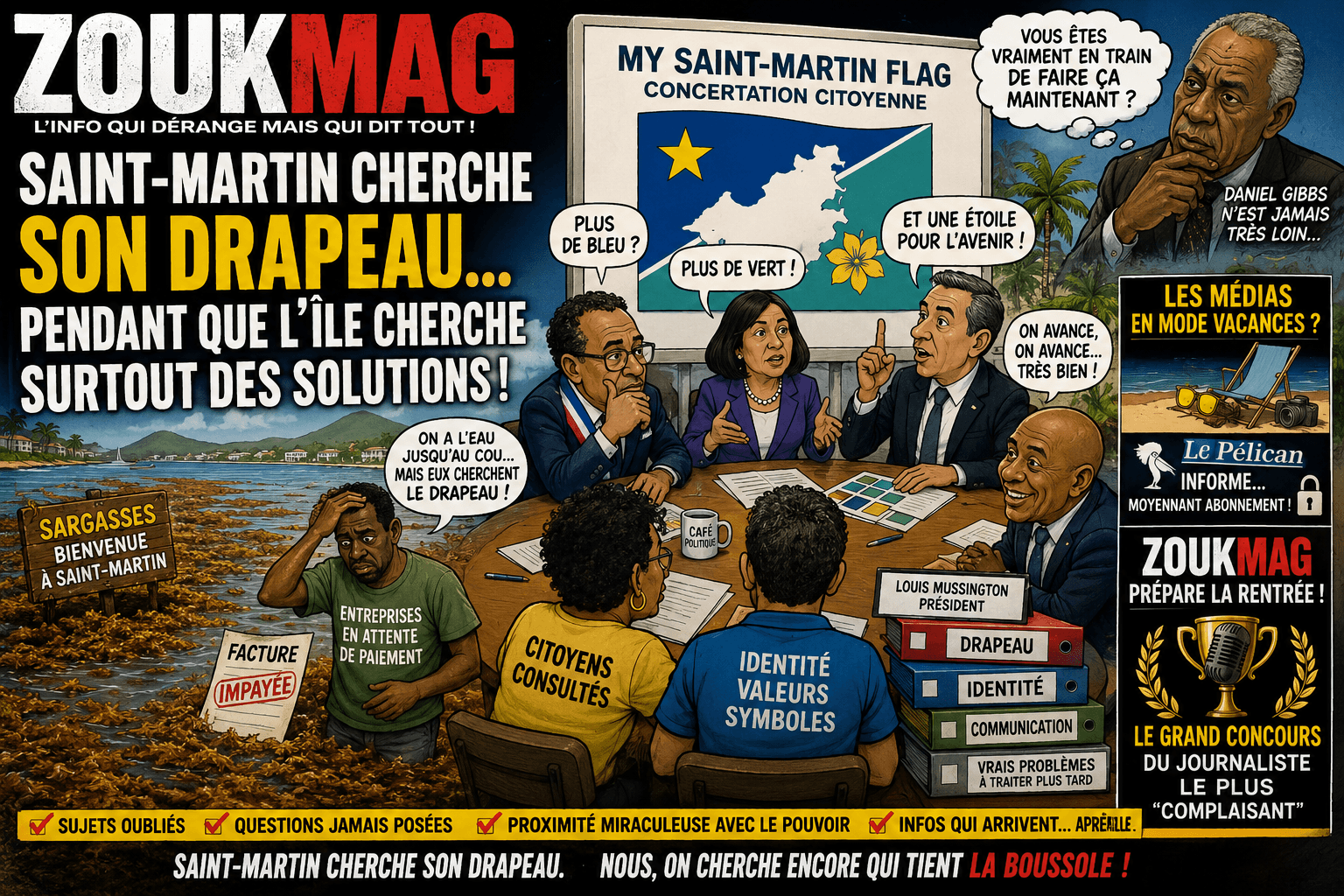 SAINT-MARTIN CHERCHE SON DRAPEAU… PENDANT QUE L’ÎLE CHERCHE SURTOUT DES SOLUTIONS b8947f8b 3d41 480e a71a c883407f32b5