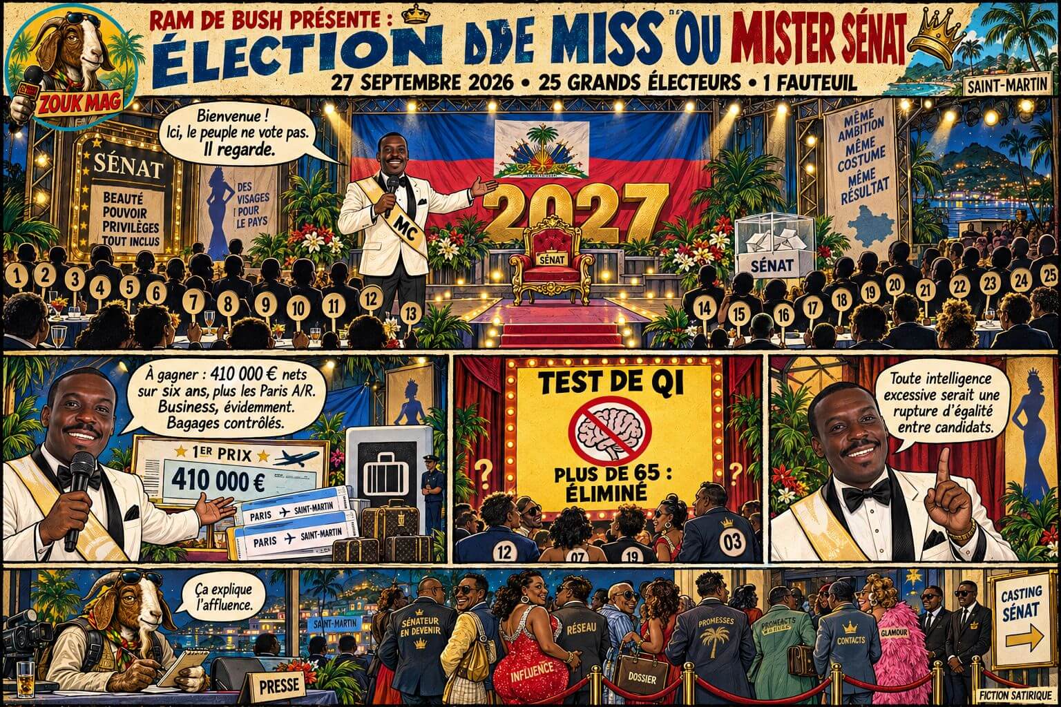 AU-DESSUS, LE CONCOURS. EN DESSOUS, 2027. election01