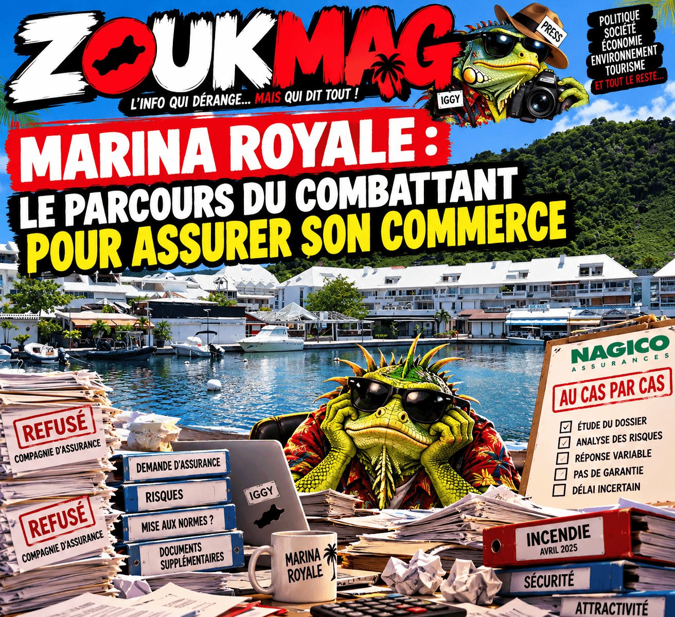 MARINA ROYALE : LE PARCOURS DU COMBATTANT POUR ASSURER SON COMMERCE assurance zoukmag