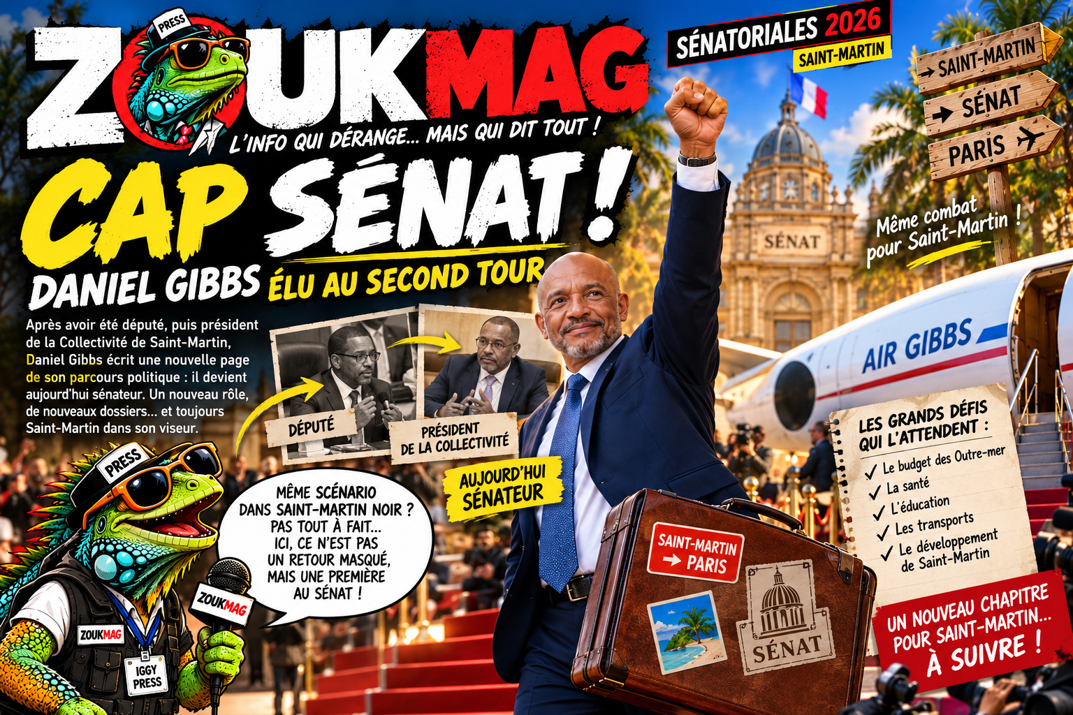 đŠ SAINT-MARTIN NOIR : IGGY AVAIT PRĂVENU⊠LE RETOUR EST OFFICIEL daniel gibbs