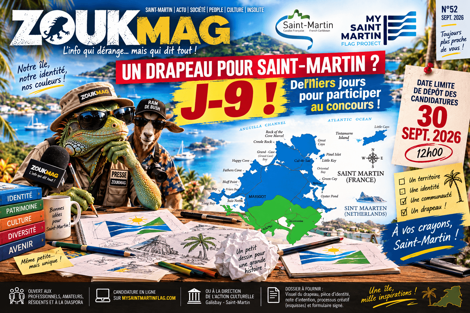 drapeau sxm