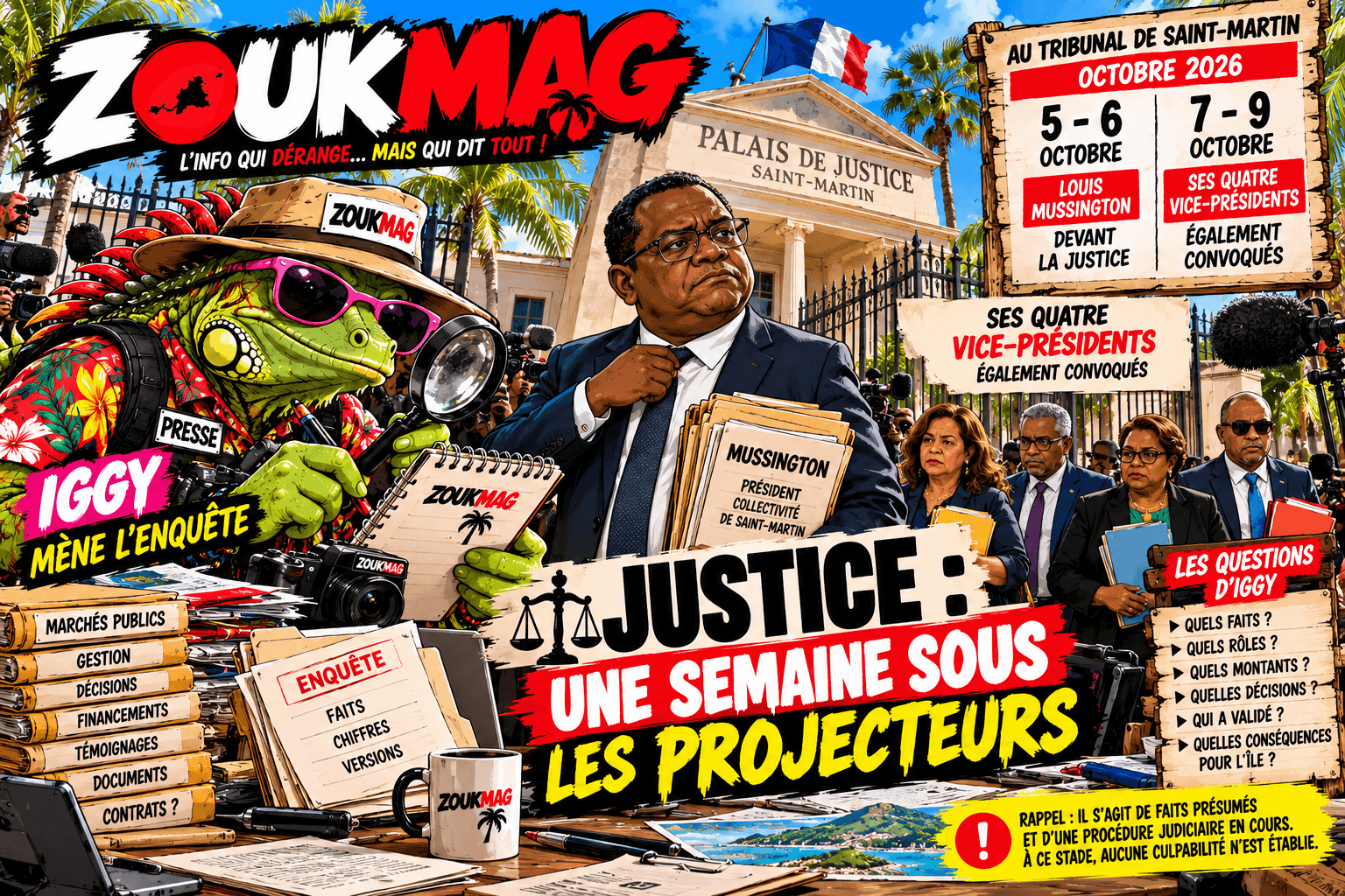 enquête au palais de justice de saint martin
