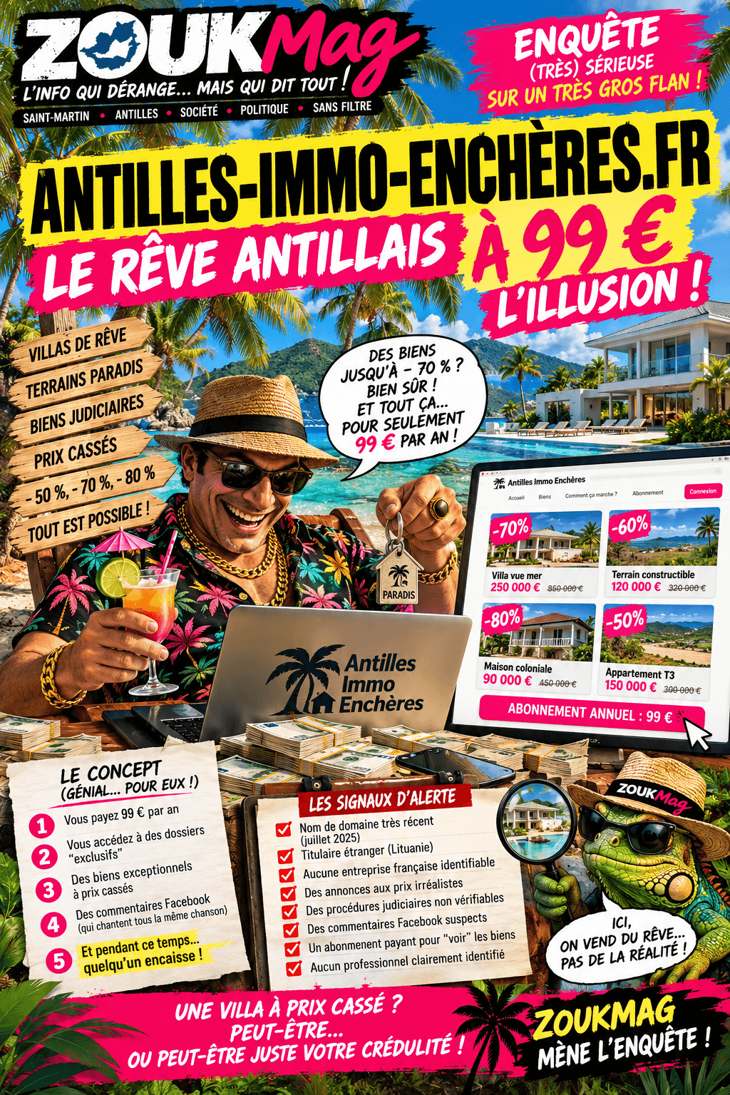enquête satirique sur l’immobilier antillais