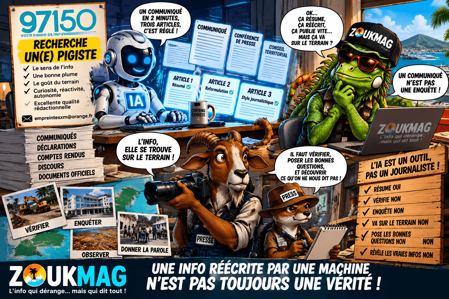 l’ia résume, le terrain révèle l’info