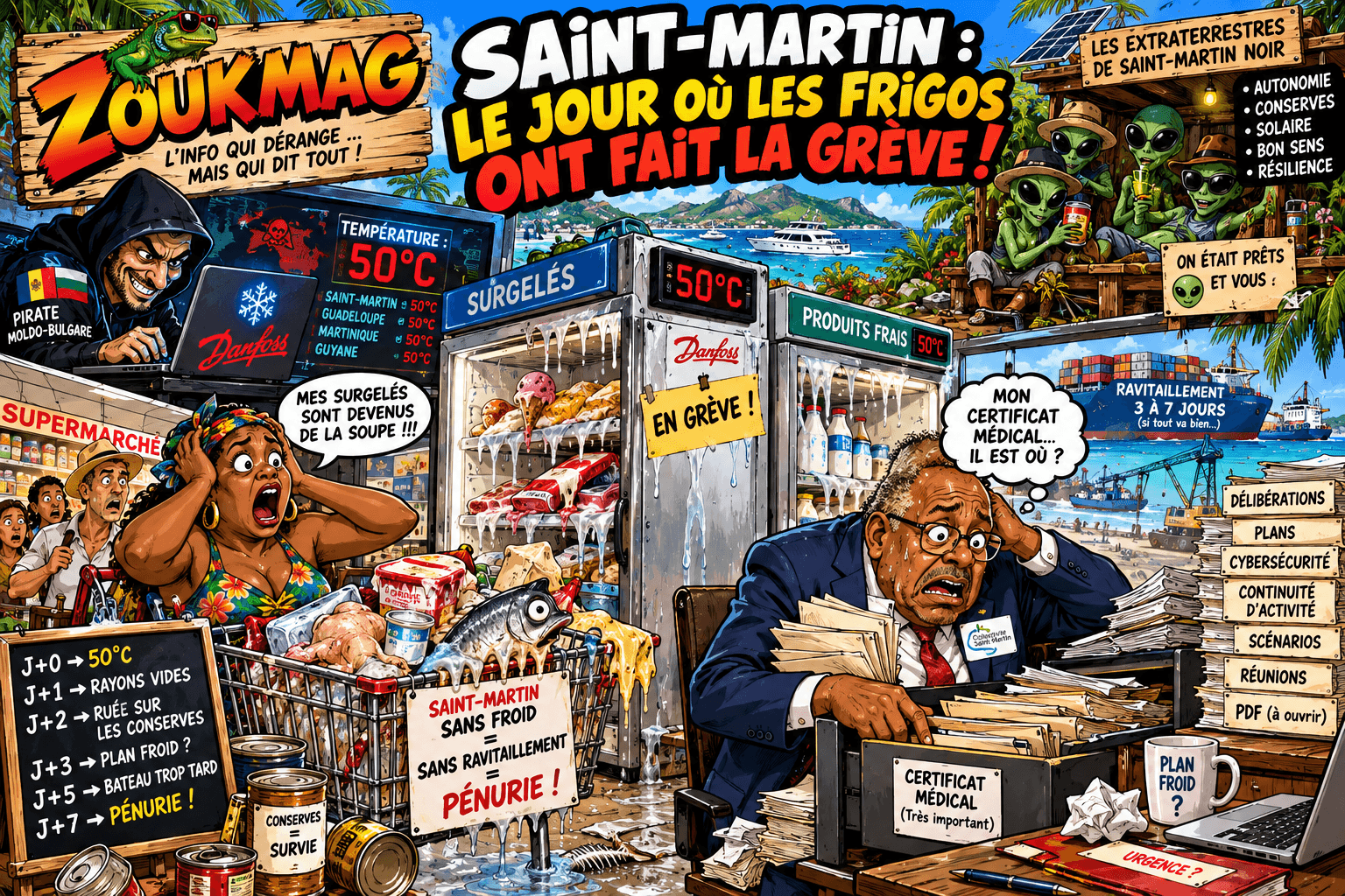 la grève des frigos à saint martin