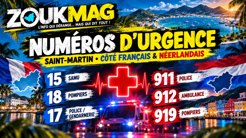numéros d’urgence à saint martin