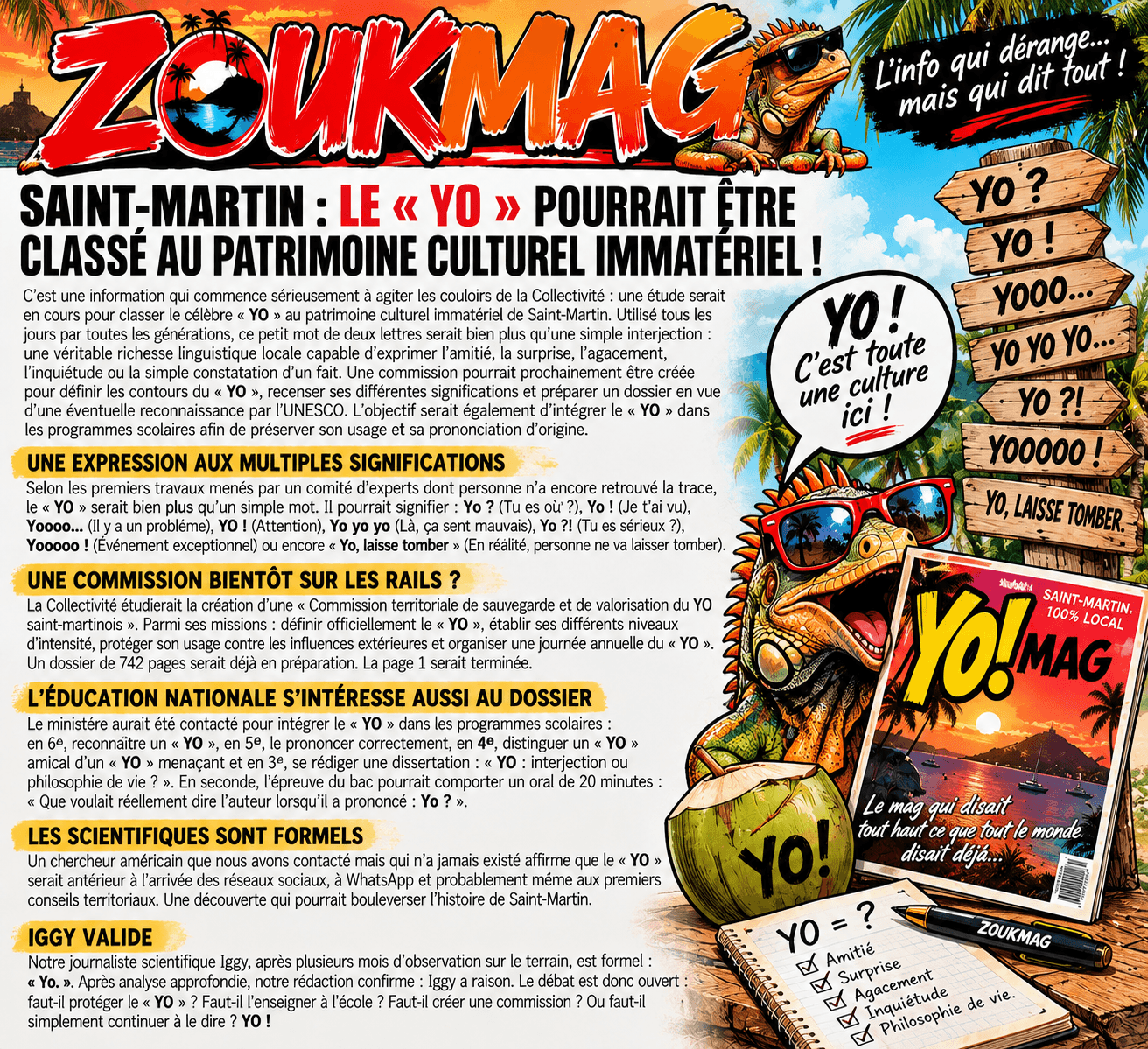 SAINT-MARTIN : ET SI LE « YO » DEVENAIT NOTRE PATRIMOINE CULTUREL ? zoukmag la culture du yo